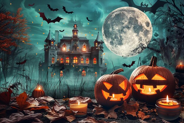 Photo picture of happy halloween day