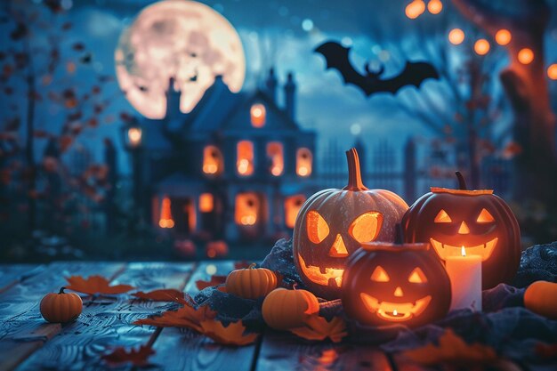 Foto immagine del felice giorno di halloween