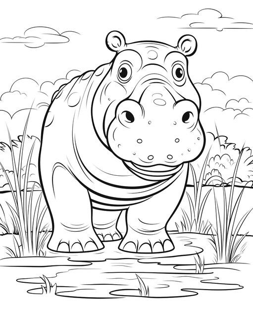 Photo picture of hippopotamus