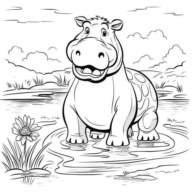 Photo picture of hippopotamus