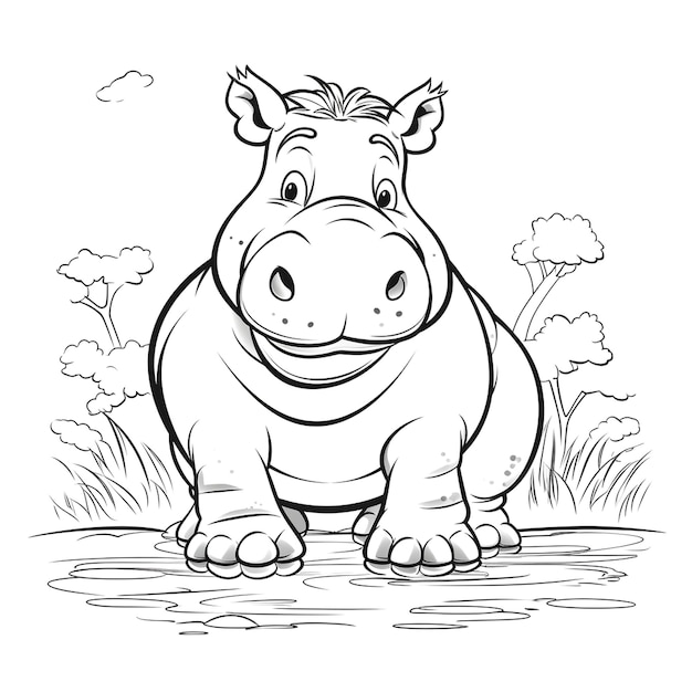 Photo picture of hippopotamus