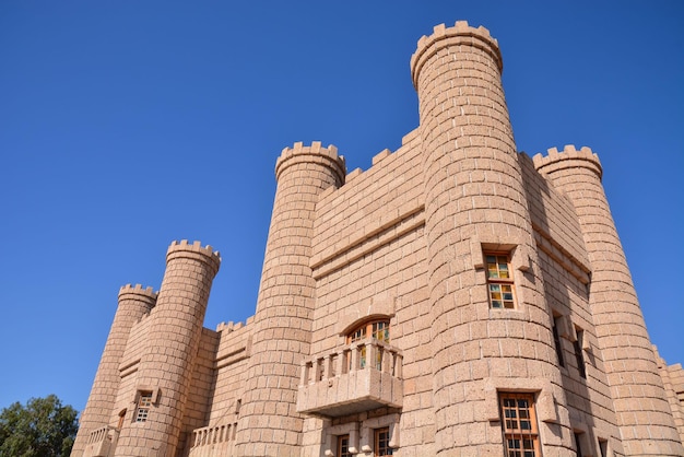 Picture Image of a Medieval Brown Castle