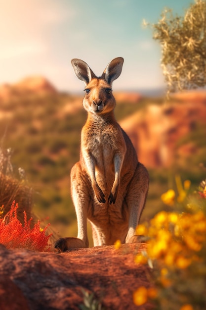 Photo picture of kangaroo