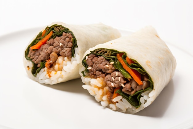 Photo a picture of kimbap