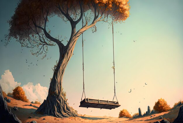 Picture of a large swing