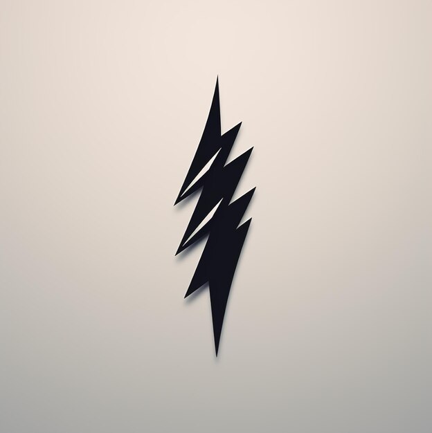 Photo a picture of lightning bolts on a white background.