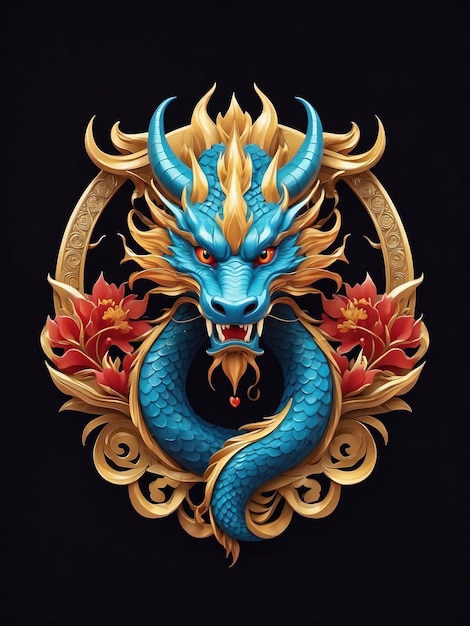 ロゴ 中国のドラゴン