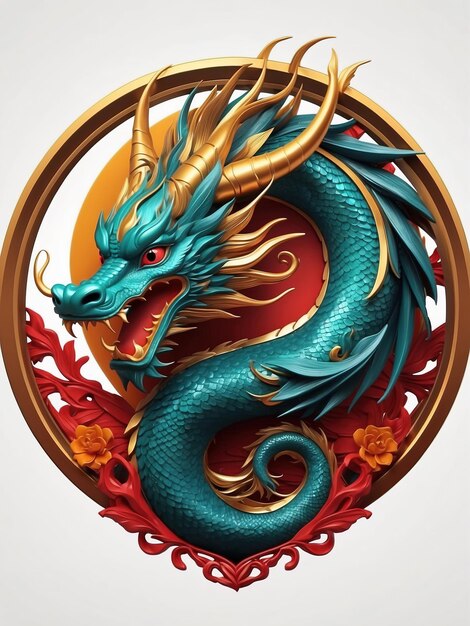 ロゴ 中国のドラゴン