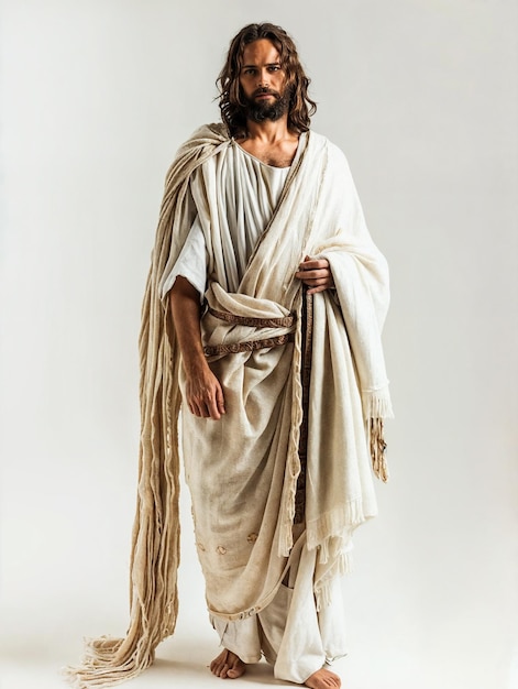 a picture of a man with a cross on his chest