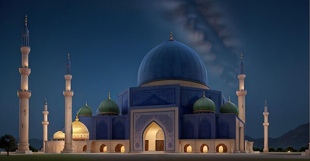 A picture of mosque