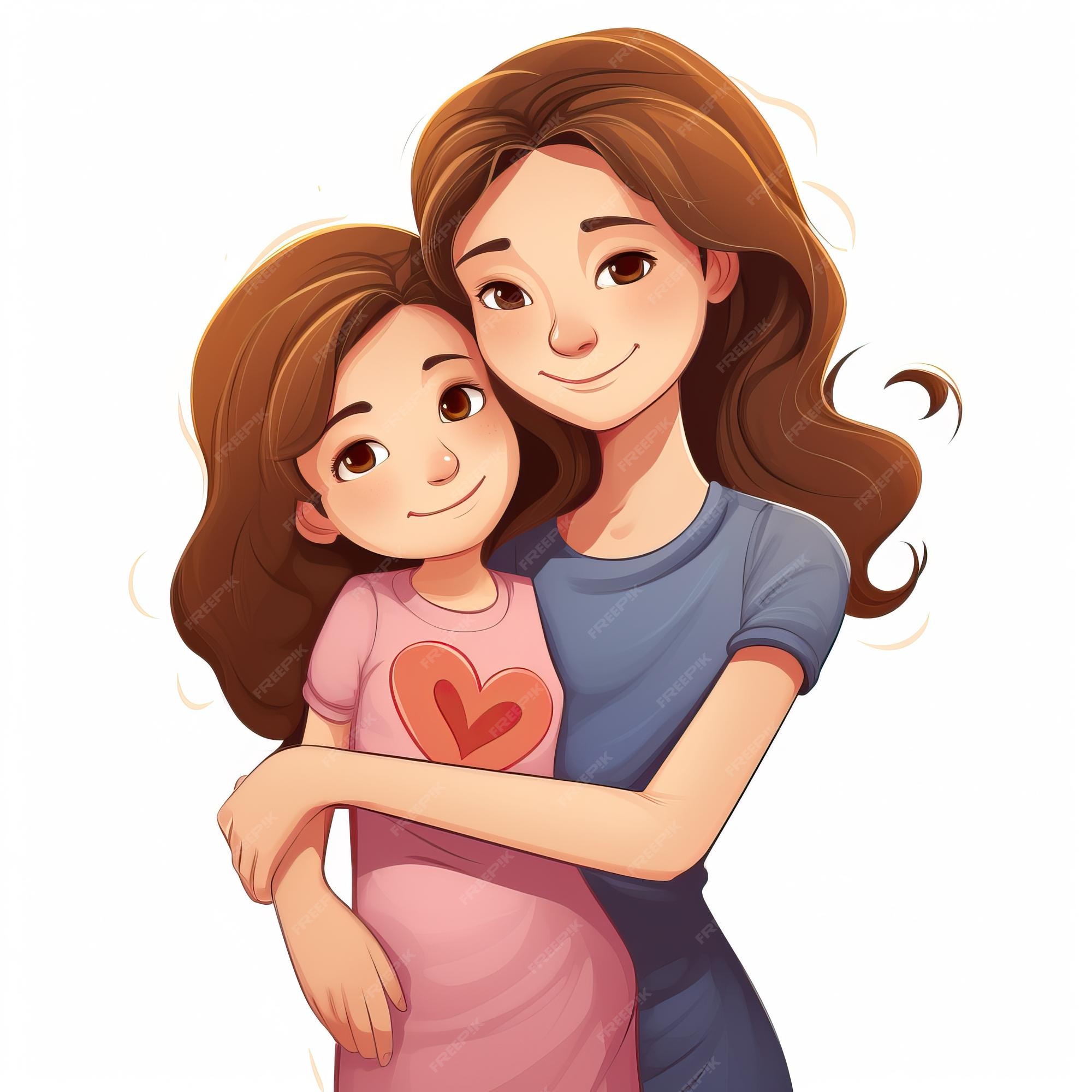 Premium AI Image A Picture Of A Mother And Daughter With One Being premium-ai-image-a-picture-of-a-mother-and-daughter-with-one-being
