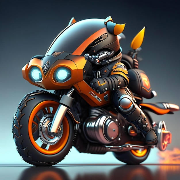 a picture of a motorcycle with a helmet on it