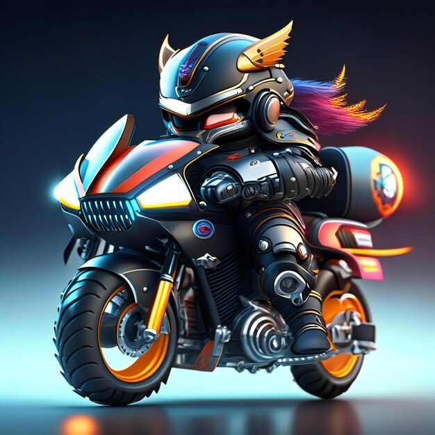 a picture of a motorcycle with a helmet on it