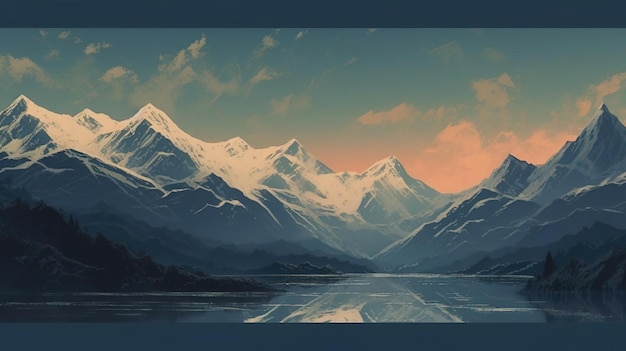 A picture of a mountain