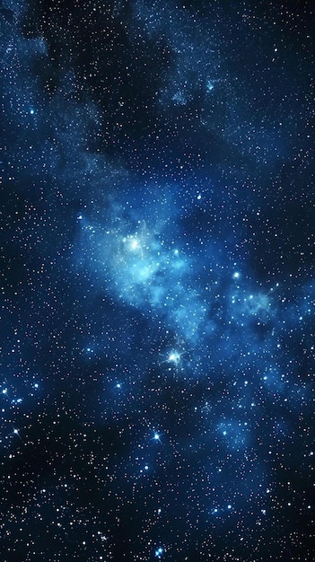 картина ночного неба со звездами