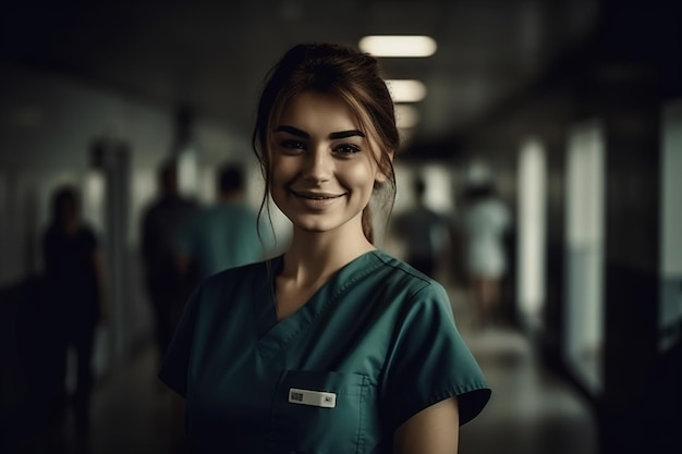 A picture of nurse in the hospital