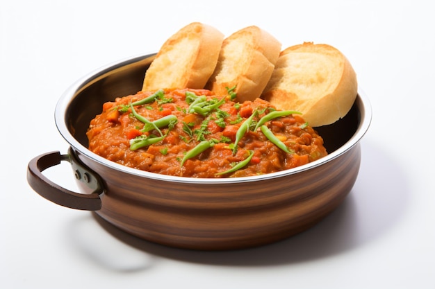 a picture of pav bhaji