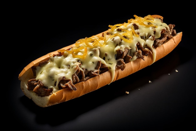 a picture of philly cheesesteak