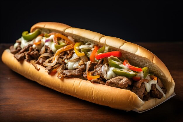 a picture of philly cheesesteak