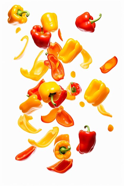 A picture of a pile of peppers and peppers