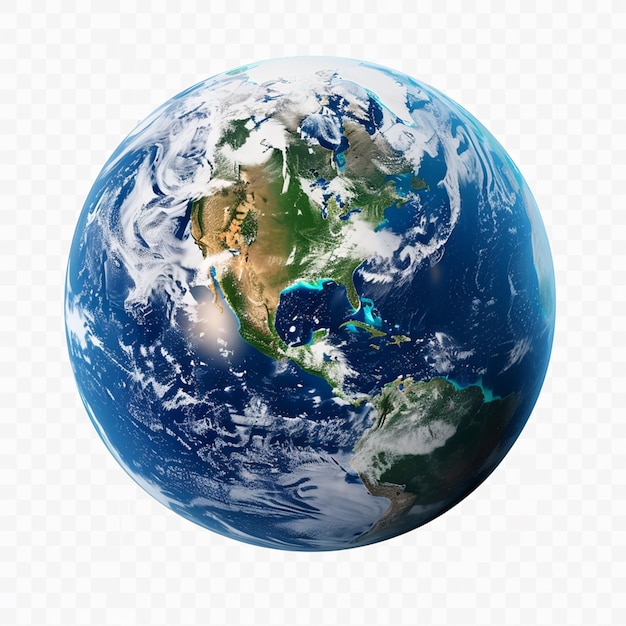 Photo a picture of a planet with the earths earth and the earth
