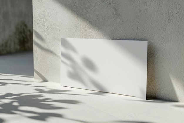 a picture of a plant on a table next to a wall