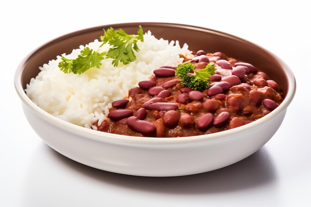 a picture of rajma chawal