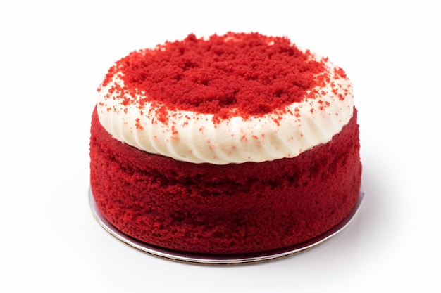 Photo a picture of red velvet cake