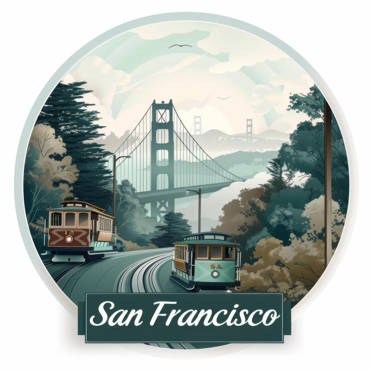 Photo サンフランシスコ・ベイ・ブリッジ (san francisco bay bridge) の後ろに橋がある