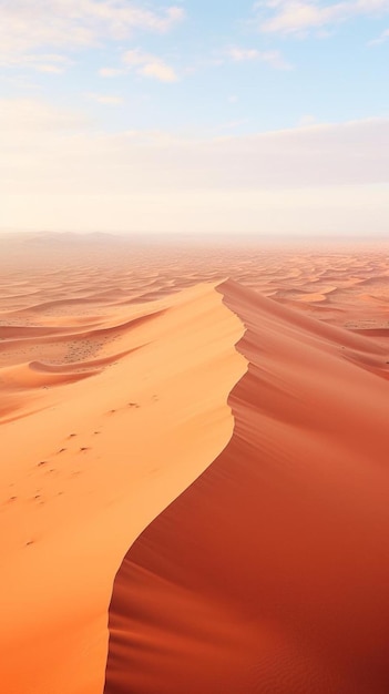 A picture of a sand dune with footprints in the sand