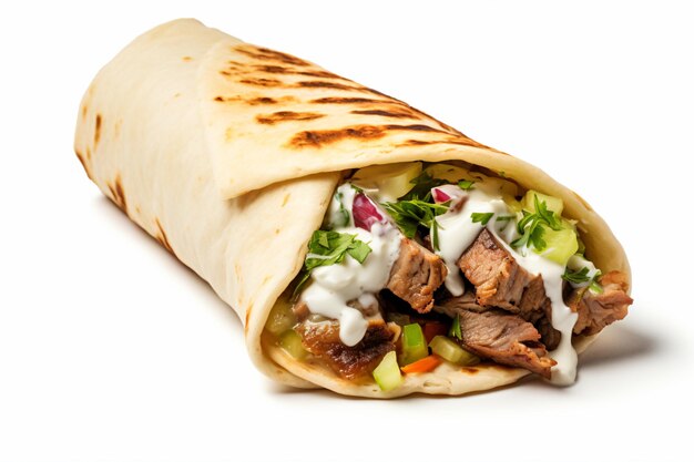 Photo a picture of shawarma