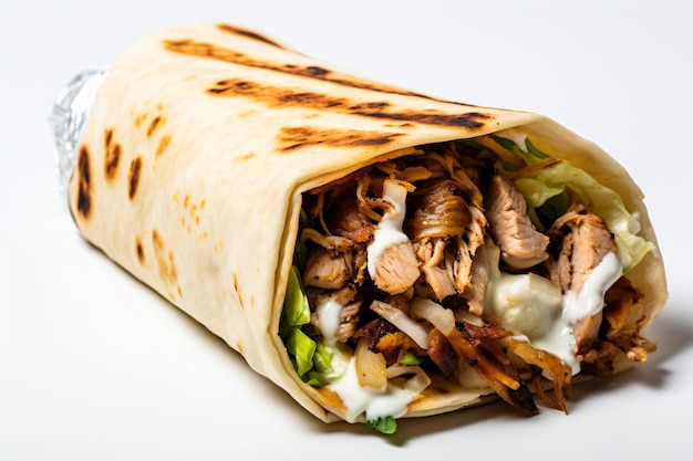 Photo a picture of shawarma