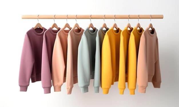 picture showcasing a collection of sweaters