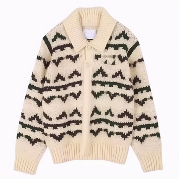 a picture of a sweater with a pattern on it generative ai