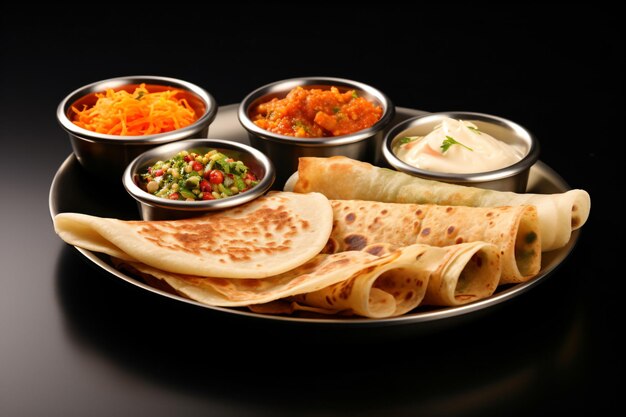 Photo a picture of thosai