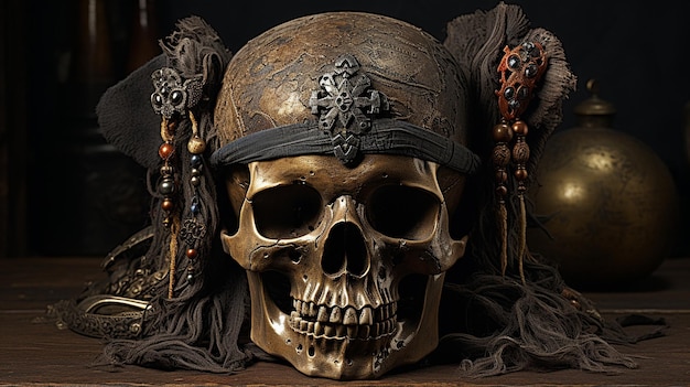 a picture of a traditional pirate skull and crossbones