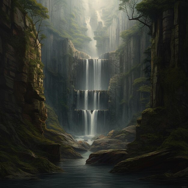 picture of waterfall