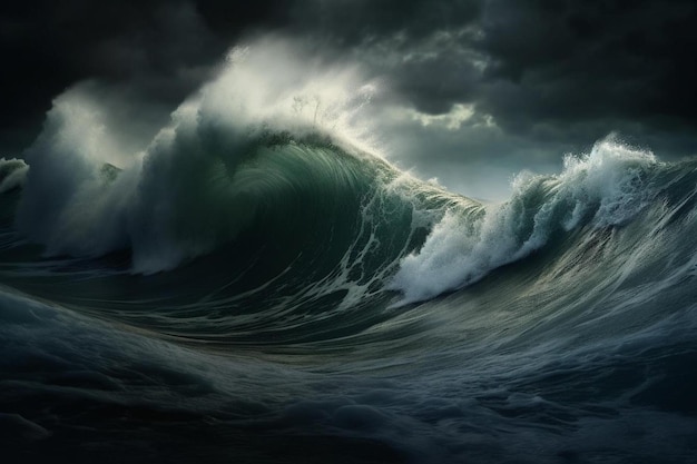 изображение волны, которая находится в океане.