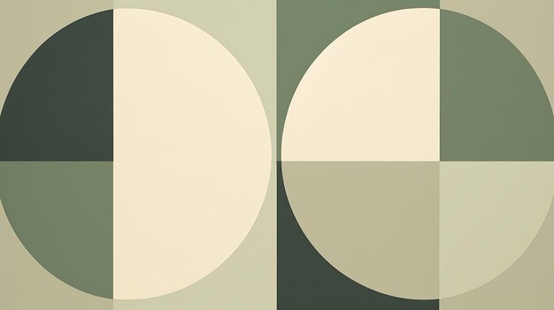 a picture of a white circle with a green background