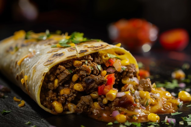 PicturePerfect Beef Burrito Studio Photo