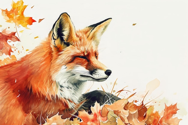 Pictures of wild animals with watercolors