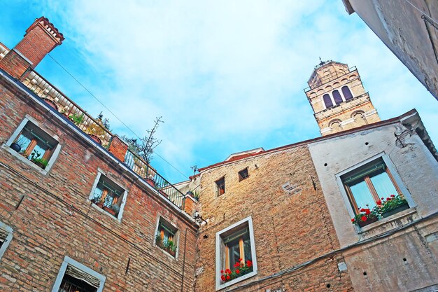 Picturesque corner in Venice Italy