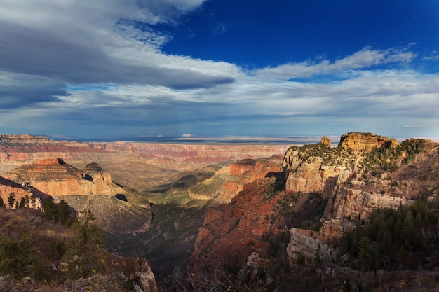 Photo picturesque landscapes of the grand canyon