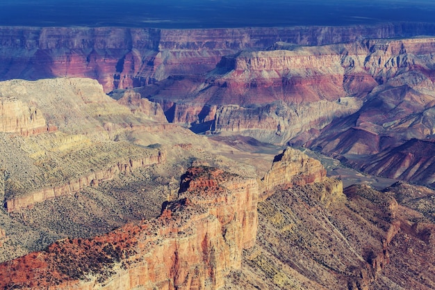 Picturesque landscapes of the Grand Canyon