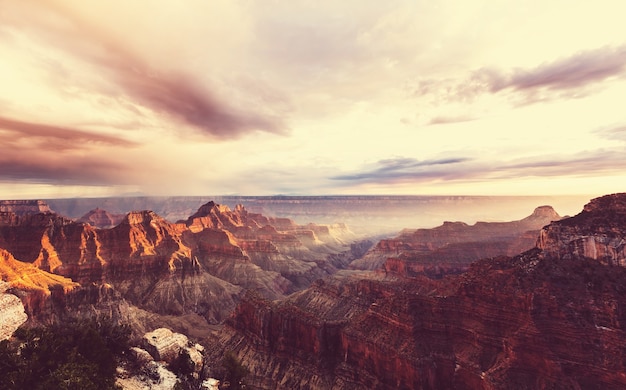 Foto paesaggi pittoreschi del grand canyon