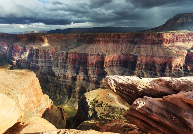 Picturesque landscapes of the Grand Canyon