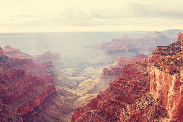 Picturesque landscapes of the Grand Canyon