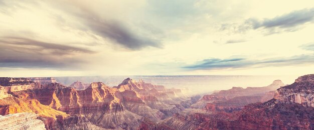 Picturesque landscapes of the Grand Canyon