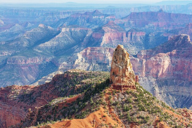 Picturesque landscapes of the Grand Canyon