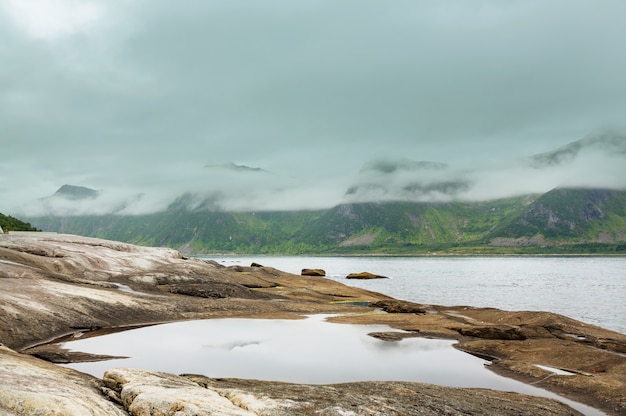 Paesaggi pittoreschi della norvegia settentrionale